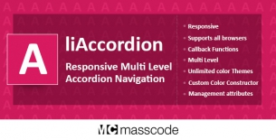 liAccordion - jQuery Responsive Multi Level Accordion или Accordion навигация на jQuery