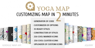 Yoga Map - Google Map Cusomizer или быстрая настройка карт от Google